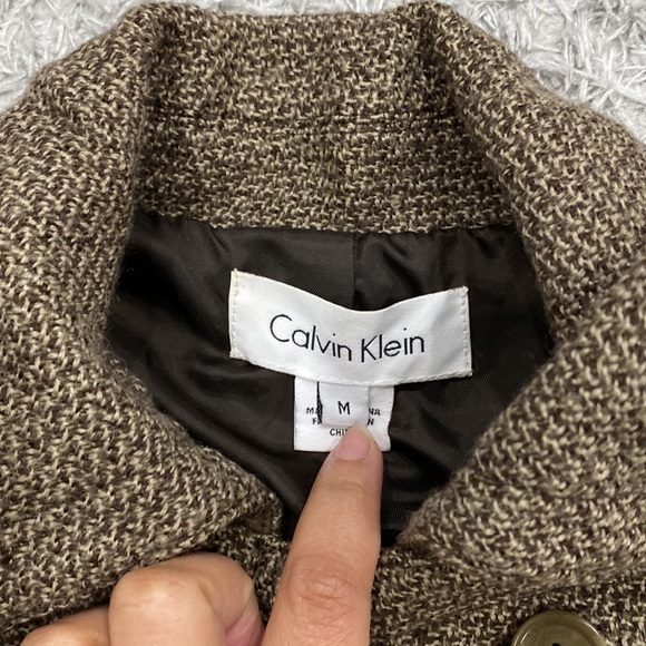 Calvin Klein Wool trench coat - Picture 3 of 5